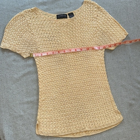 Vintage Liz Claiborne Cable Knit  Top - Picture 5 of 7